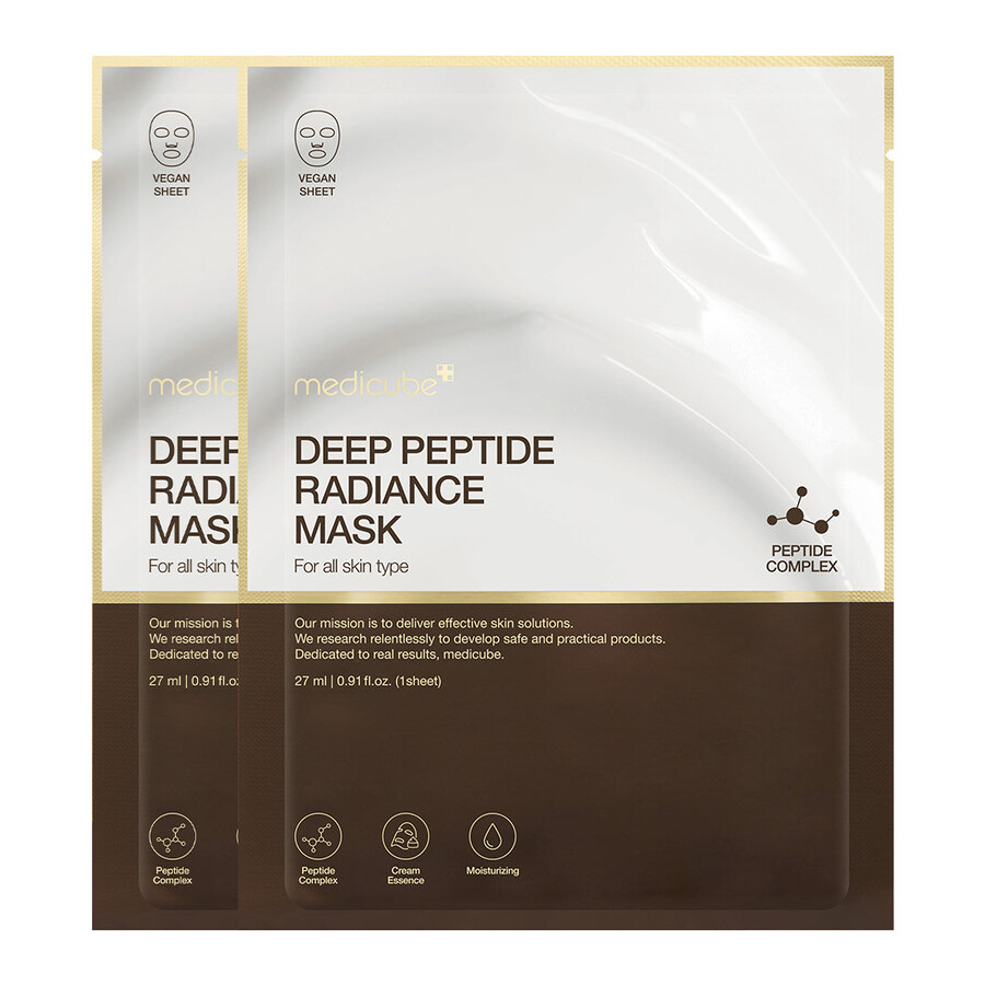 medicube deep peptide radiance masker