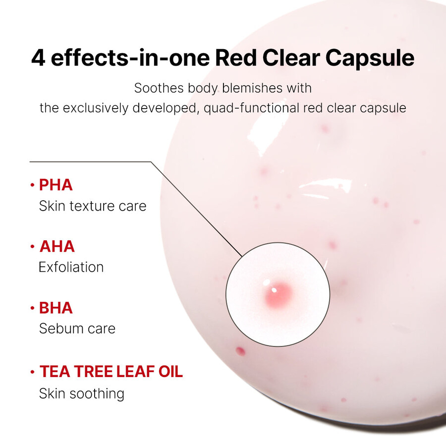 medicube rode transparante capsule bodylotion