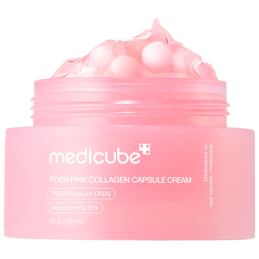 medicube pdrn roze collageen capsule crème