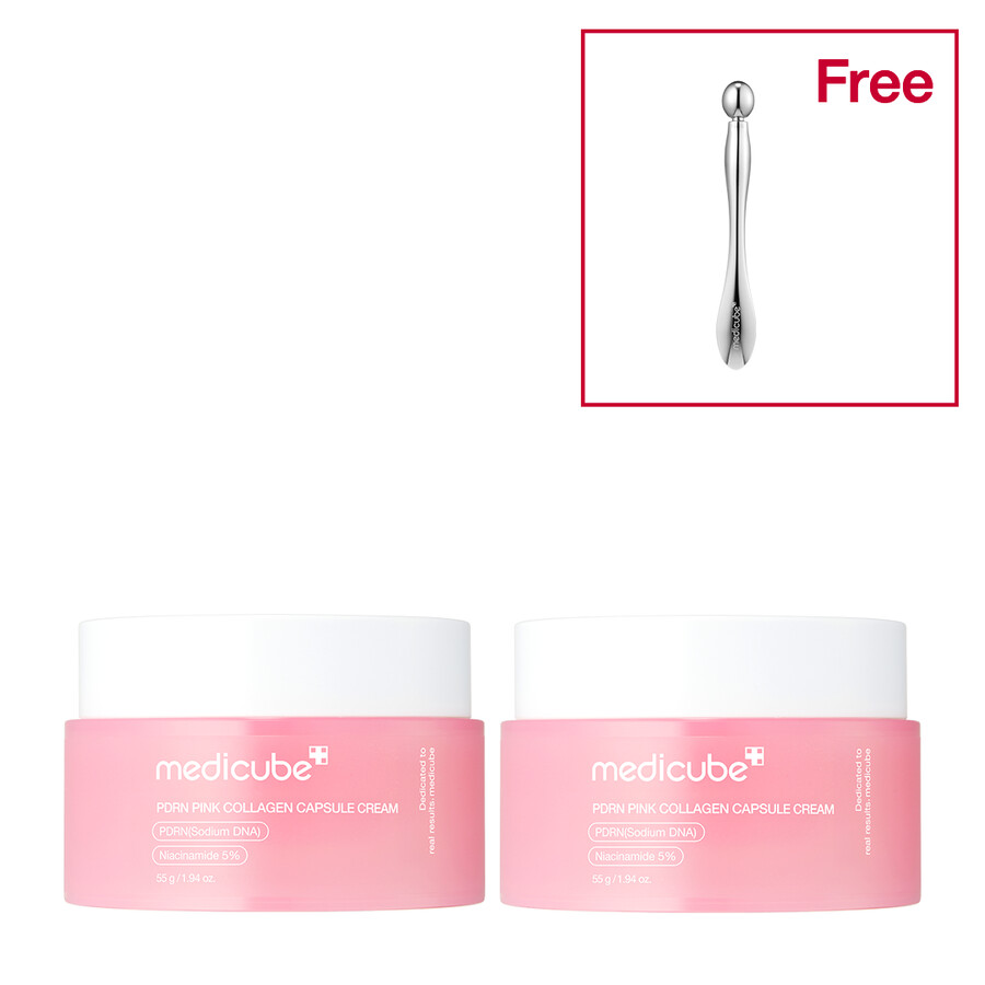 medicube pdrn roze collageen capsule crème