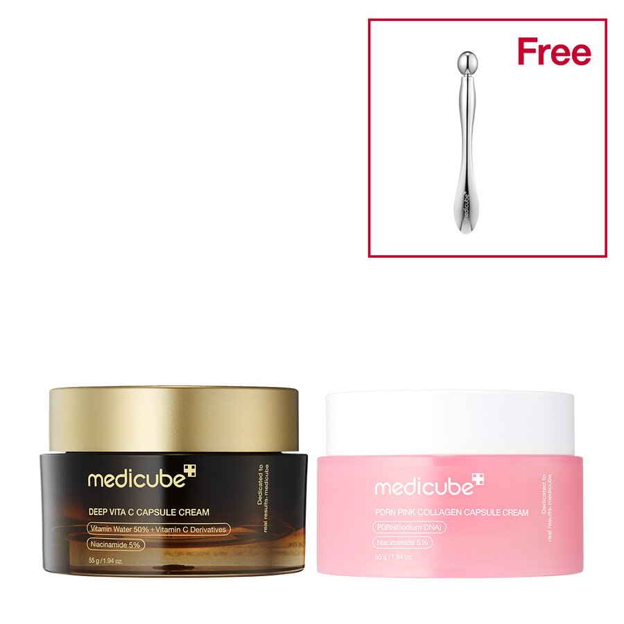 medicube pdrn roze collageen capsule crème