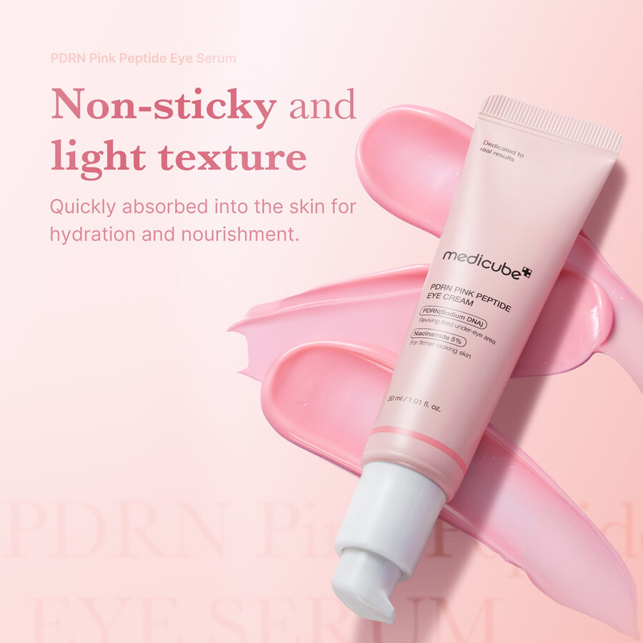 medicube pdrn roze peptide oogcrème