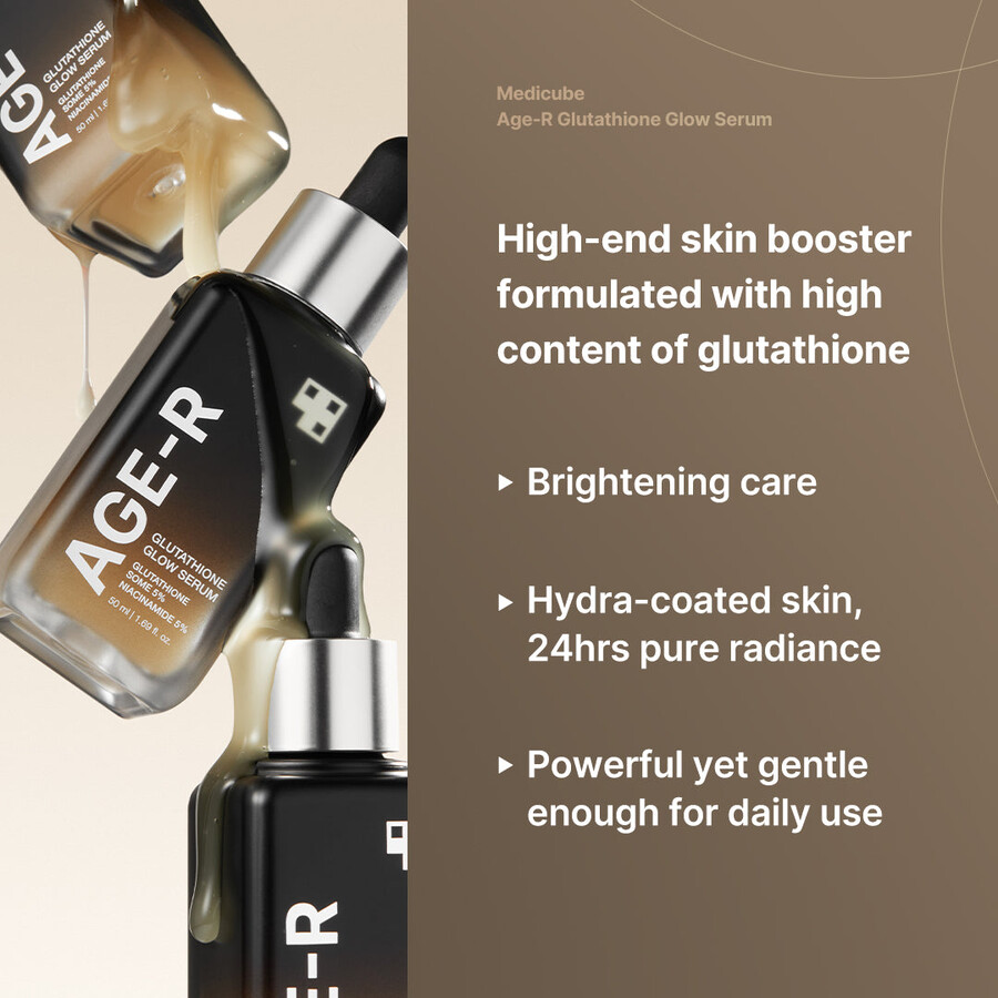 medicube age-r glutathion glow serum