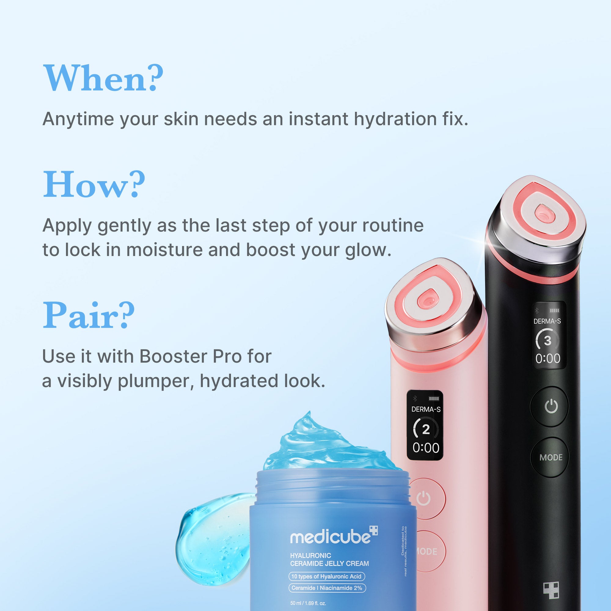 hyaluronzuur ceramide hydraterende jelly cream