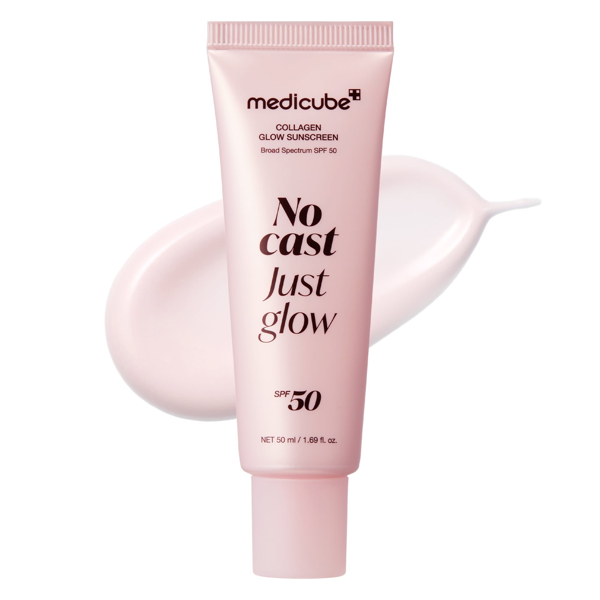 medicube no cast just glow collageen zonnebrandcrème