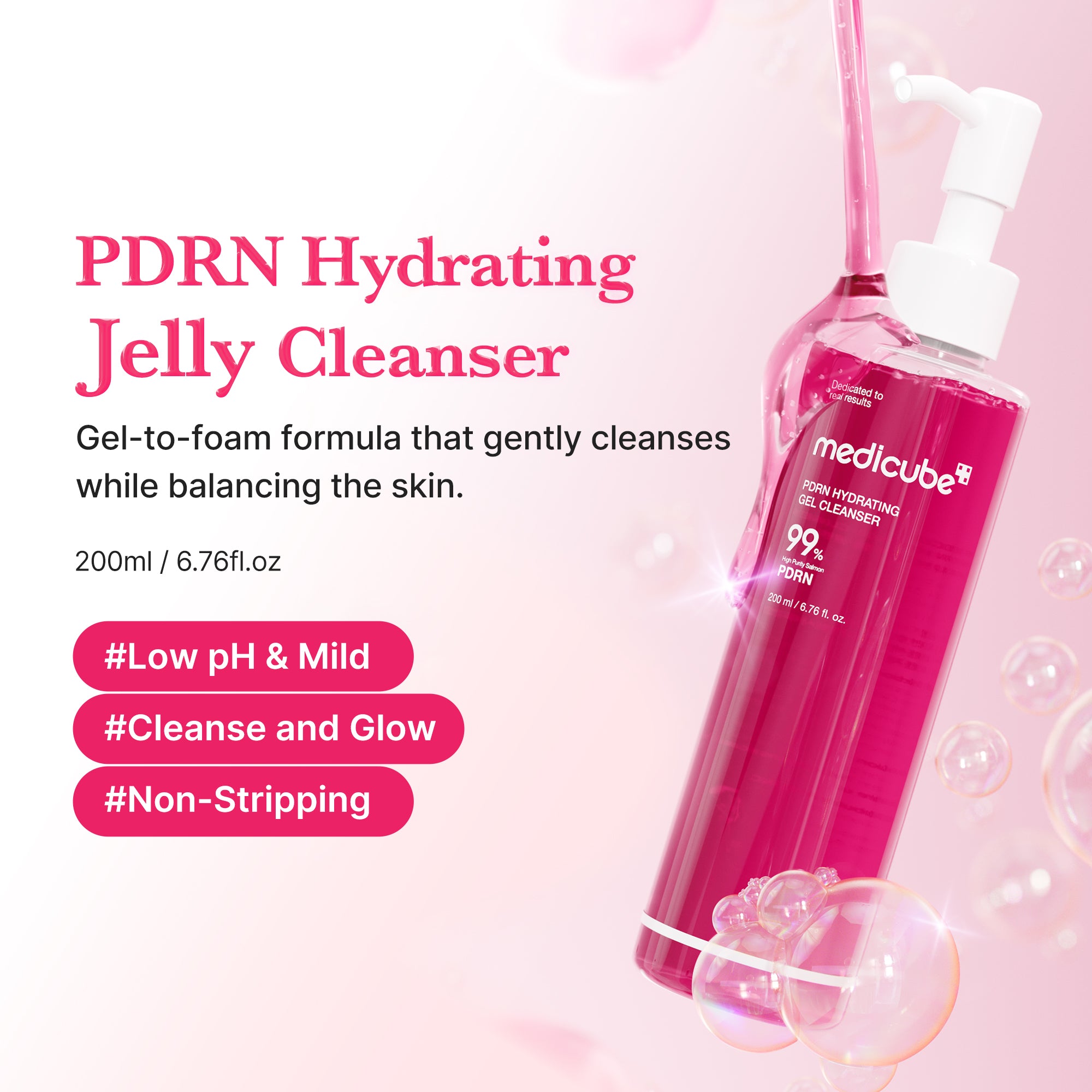 pdrn roze gelreiniger