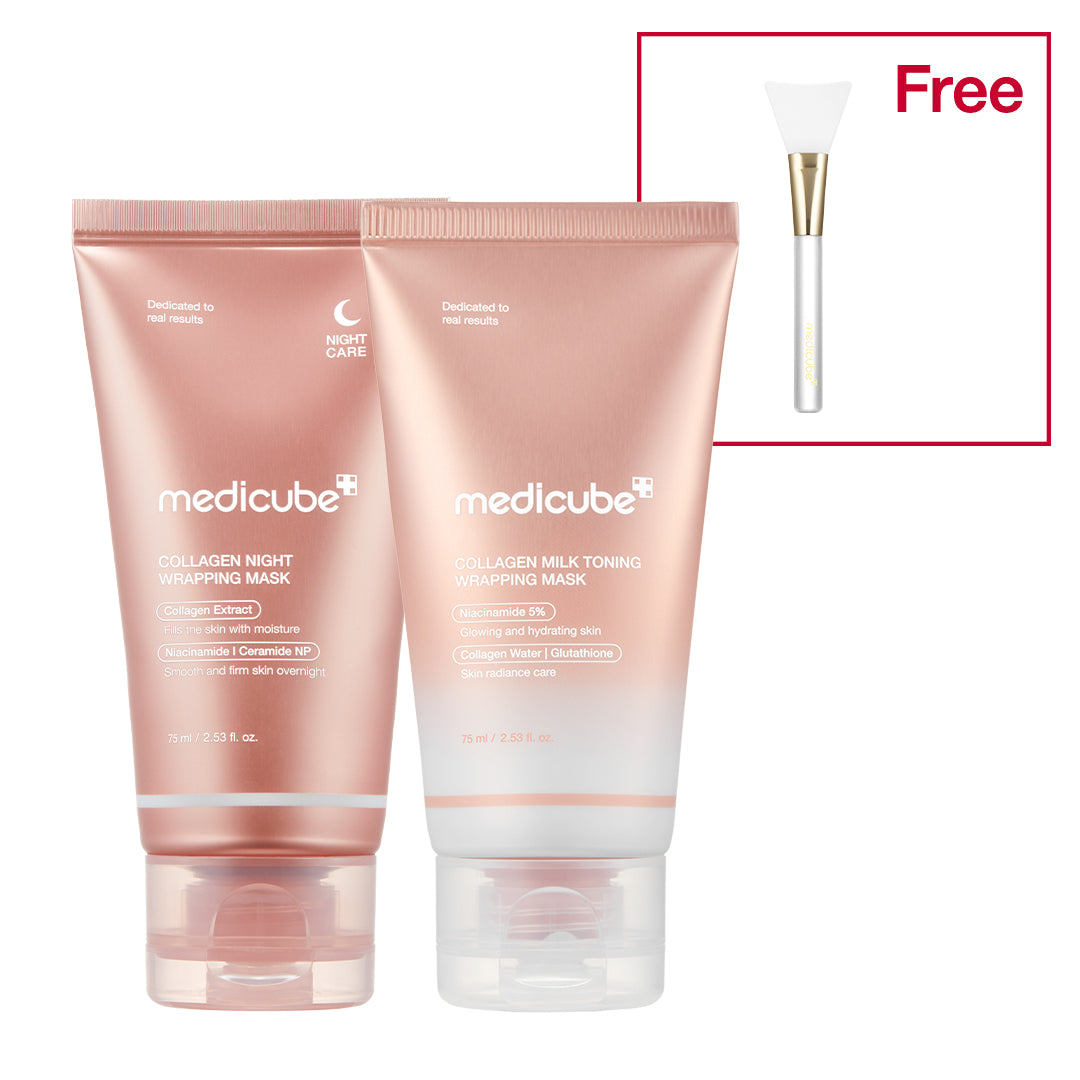 collageen milky glow daytime wrapping mask